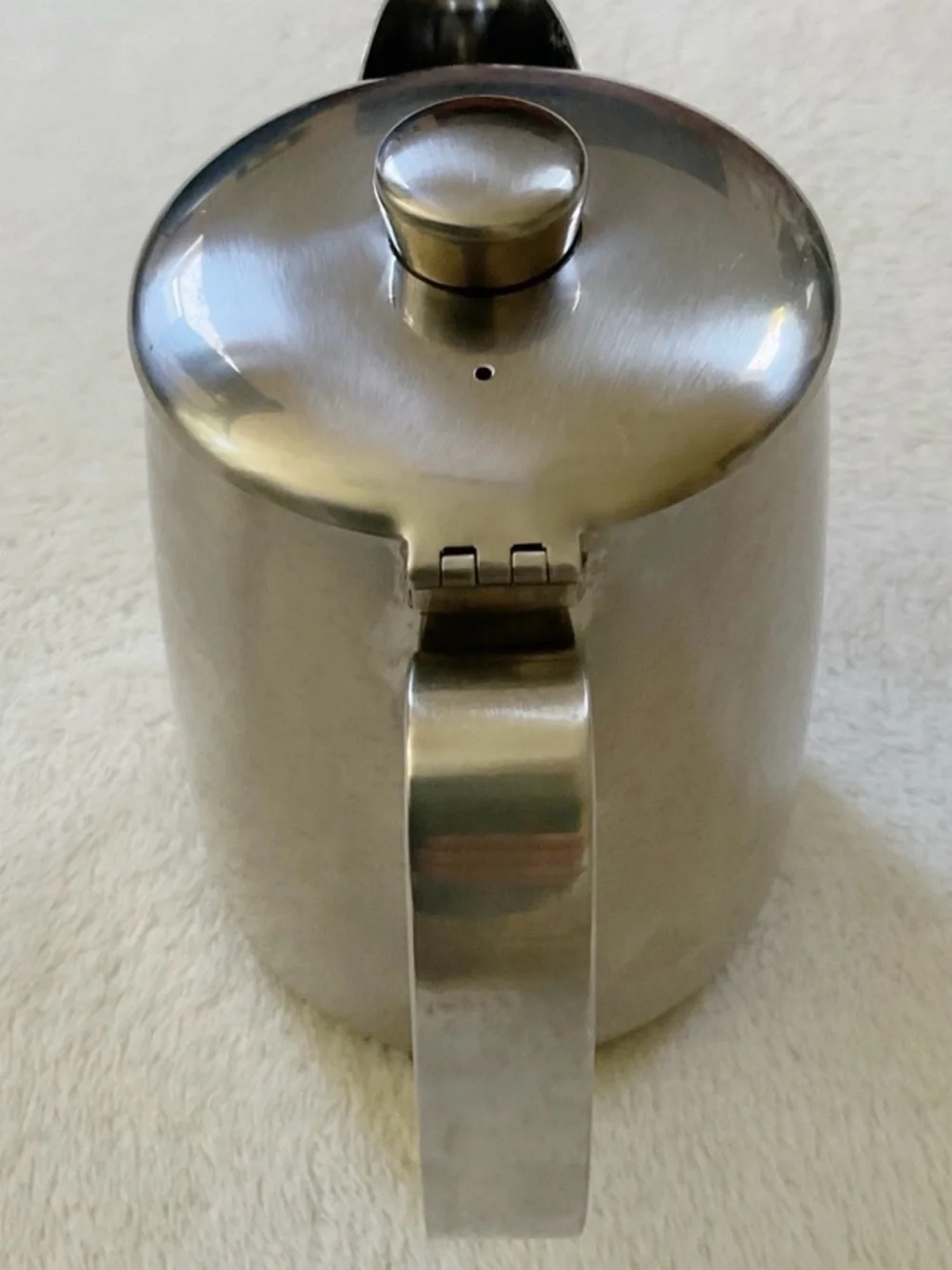 Vintage Alessi Italy 18/10 Stainless Steel Coffee Server Pot Modernist MCM